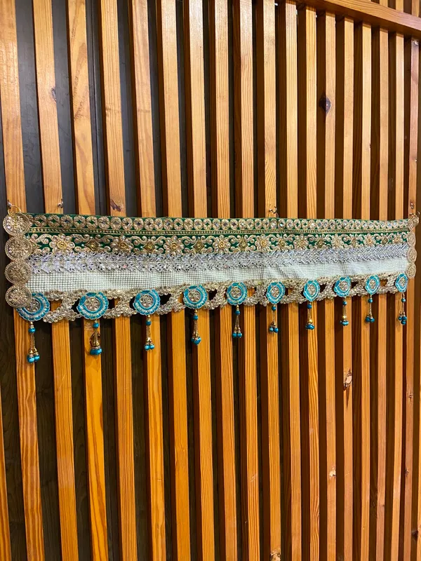 Dark_Green_Mix_Cotton_Toran_For_Home_Decor