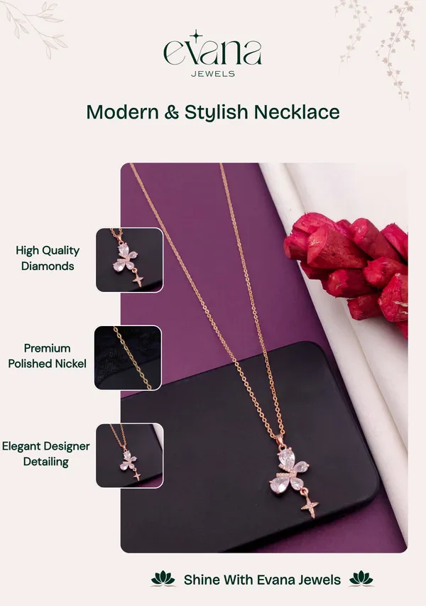Gold_And_White_Premium_Alloy_Necklace_For_Women