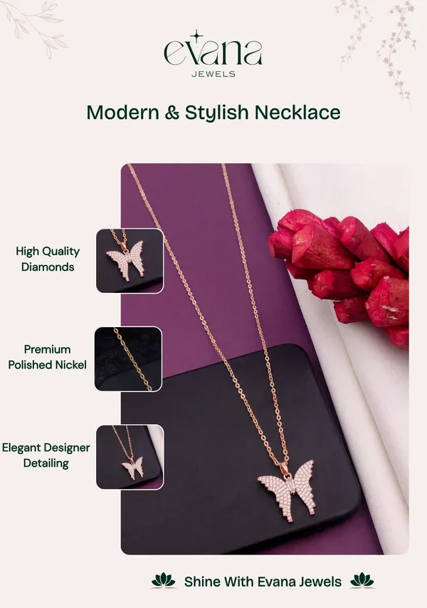 Gold_And_White_Premium_Alloy_Necklace_For_Women