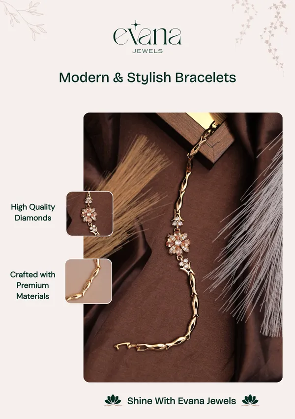 Gold_And_White_Premium_Alloy_Bracelet_For_Women