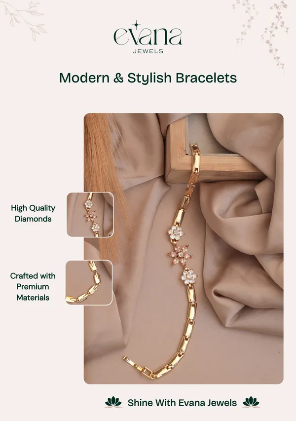 Gold_And_White_Premium_Alloy_Bracelet_For_Women