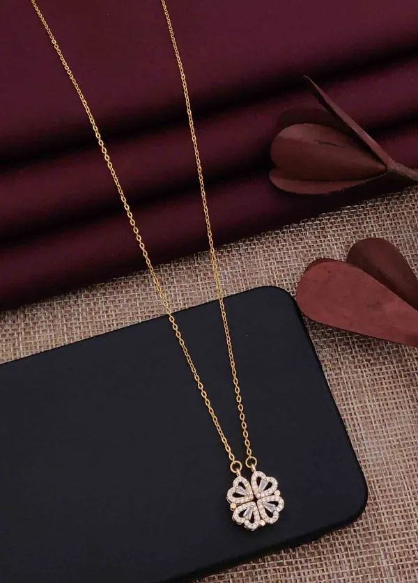 Gold_And_White_Premium_Alloy_Necklace_For_Women