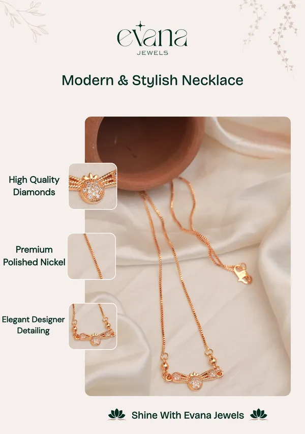 Gold_And_White_Premium_Alloy_Necklace_For_Women