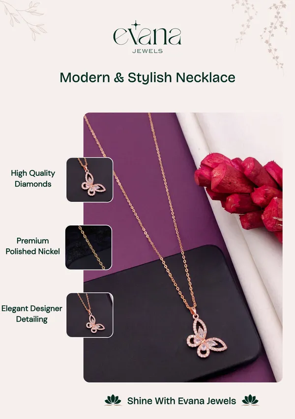 Gold_And_Pink_Premium_Alloy_Necklace_For_Women