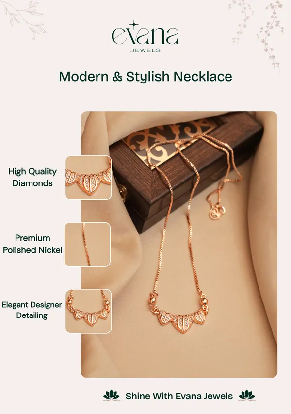 Gold_And_White_Premium_Alloy_Necklace_For_Women