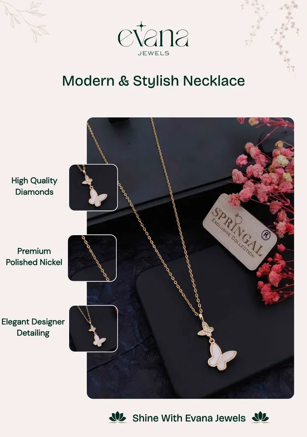 Gold_And_White_Premium_Alloy_Necklace_For_Women