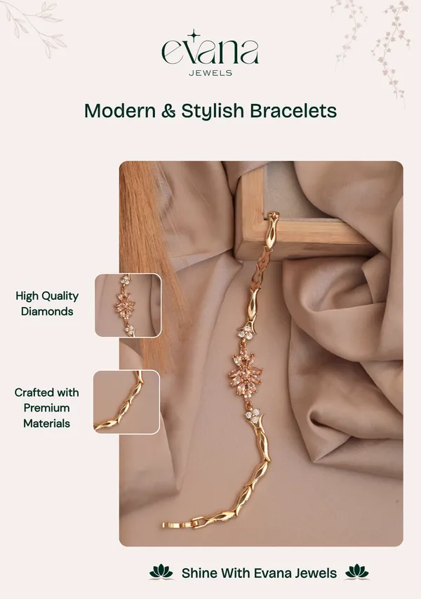 Gold_And_White_Premium_Alloy_Bracelet_For_Women