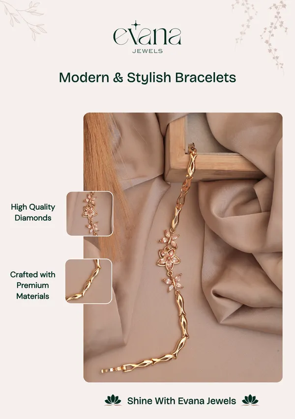 Gold_And_White_Premium_Alloy_Bracelet_For_Women