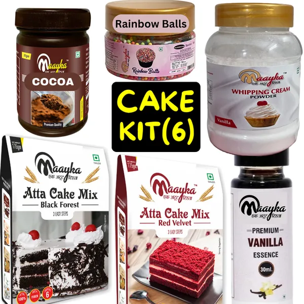 Pack_Of_6_Premium_|_Atta_Red_Velvet,_Atta_Black_Forest_,_Vanilla_Whipping_Cream_Powder,_Cocoa_Powder,_Vanilla_Essence_&_Rainbow_Balls