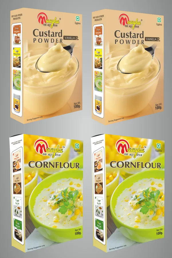 Pack_Of_4_Premium_Combo_Of_Vanilla_Custard_Powder_100G_X_2_&_Corn_Flour_100G_X_2_|_Total_Weight_400_Gram