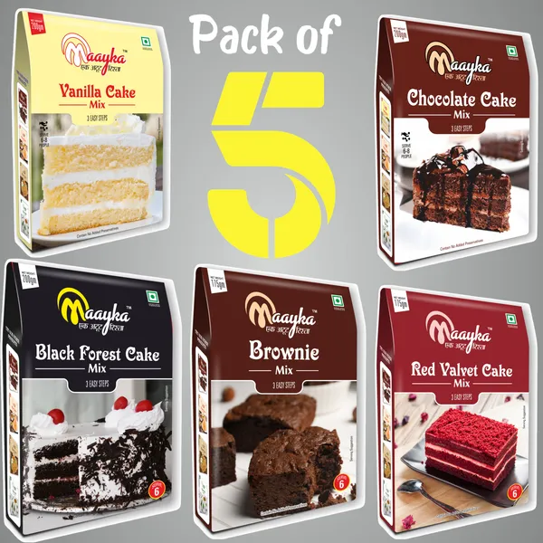 Pack_Of_5_Premium_Vanilla,_Black_Forest,_Chocolate_,_Red_Velvet_Cake_Mix_&_Choco_Lava