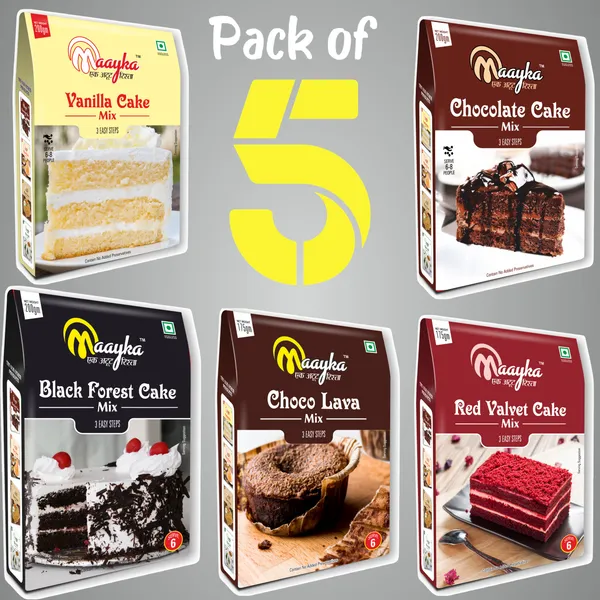 Pack_Of_5_Premium_Vanilla,_Black_Forest,_Chocolate_,_Red_Velvet_Cake_Mix_&_Brownie