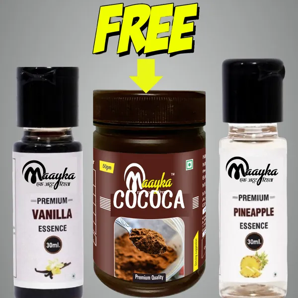 Pack_Of_3_Premium_Vanilla_Essence_Flavour_(30_Ml)_&_Pineapple_Essence_Flavour_(30_Ml)_And_Free_Cocoa_Powder_(50_G)_-_Total_110_Gram