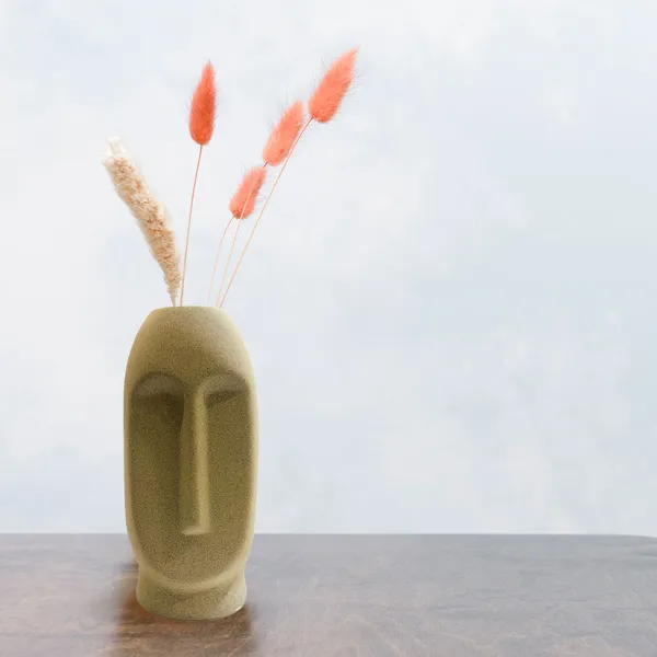 Beige_Ceramic_Face_Vase_Matte_For_Home,_Temple,_Office_Decor