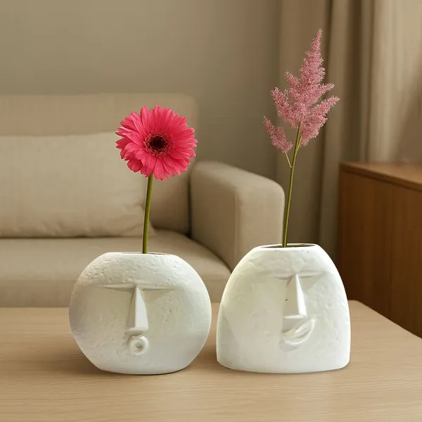 Beige_Ceramic_Kiss_Vase_Set_For_Home,_Temple,_Office_Decor