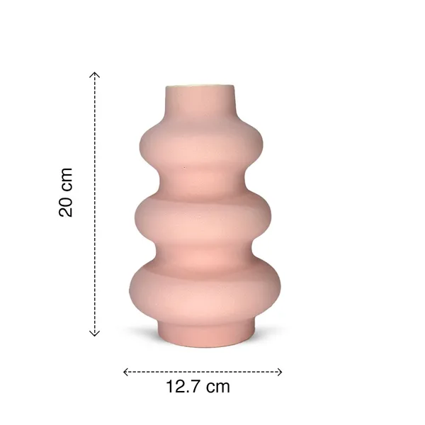 Pink_Ceramic_Wiggly_Vase_Modern_Decorative_Piece_For_Home_And_Office