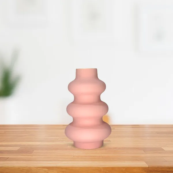 Pink_Ceramic_Wiggly_Vase_Modern_Decorative_Piece_For_Home_And_Office