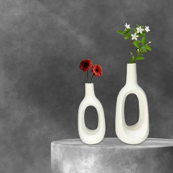 Beige_Hollow_Vase_Ceramic_|_Modern_Matte_Flower_Vases_Showpiece_For_Botanical_Home_&_Office_Decor