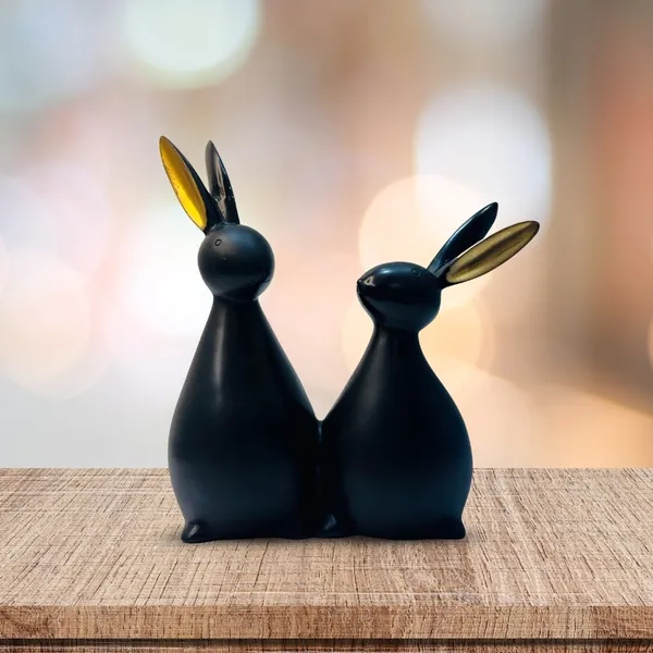 Black_Resin_Rabbit_Pair_Decorative_Piece_For_Home,_Temple,_Office_Decor