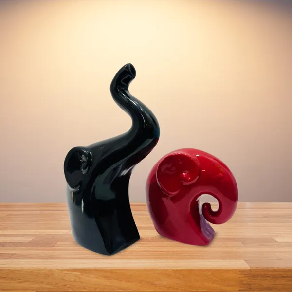 Red_Resin_Elephant_Set_Decorative_Piece_For_Home,_Temple,_Office_Decor