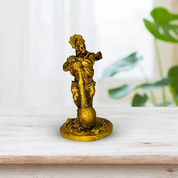 Gold_Resin_Bahubali_Hanuman_4_Inch_Divine_Idol_For_Home,_Temple,_Office_Decor