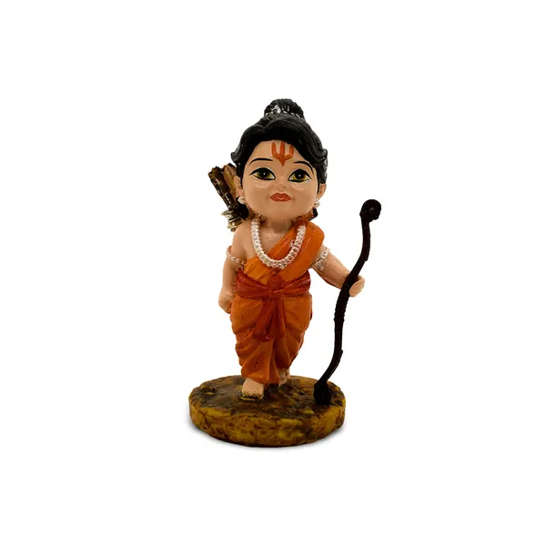 Orange_Ram_Lalla_4_Inch_Resin_Divine_Idol_For_Home,_Temple,_Office_Decor