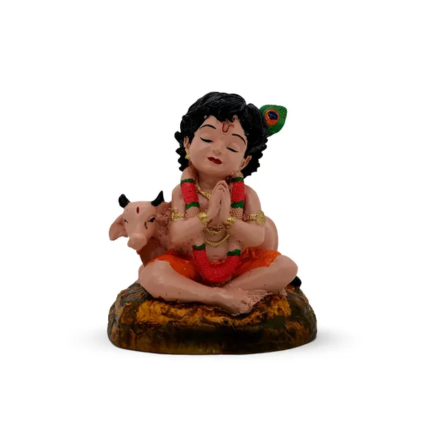 Beige_Bal_Kishan_With_Cow_Resin_Divine_Idol_For_Home,_Temple,_Office_Decor