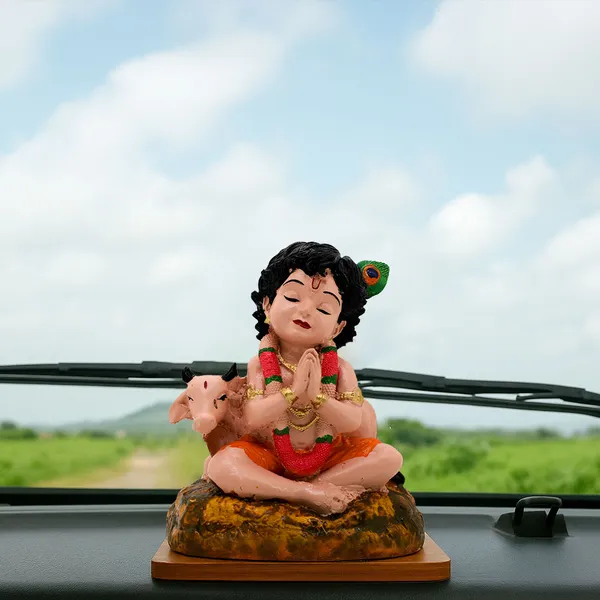 Beige_Bal_Kishan_With_Cow_Resin_Divine_Idol_For_Home,_Temple,_Office_Decor