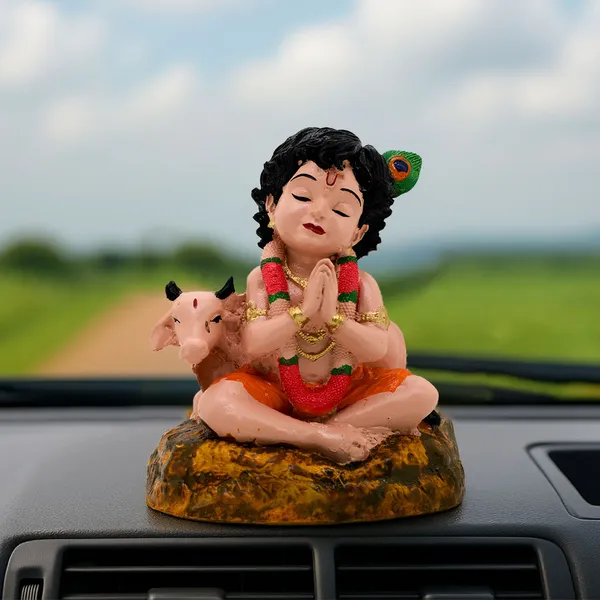 Beige_Bal_Kishan_With_Cow_Resin_Divine_Idol_For_Home,_Temple,_Office_Decor