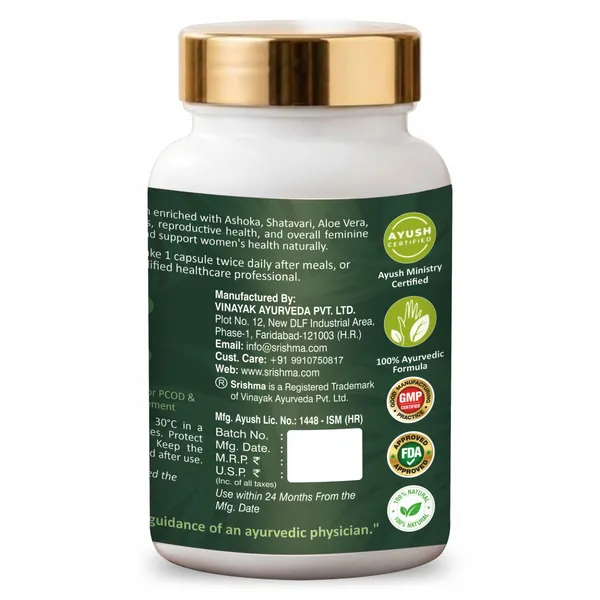 Srishma_Aarthava_Kshaya_Capsules_for_PCOD_&_PCOS_–_Ayurvedic_Hormone_Balance_&_Menstrual_Support_Supplement_(60_Capsules)