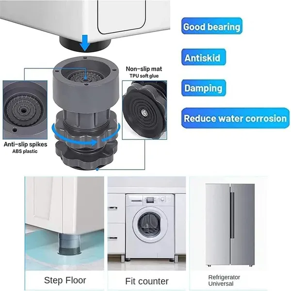Grey_4_Pcs_Washing_Machine_Stand_With_Anti-Vibration_Pads_Adjustable_Furniture_Base_For_Single_&_Double_Door_Fridges_Shock-Absorbing,_Noise_Cancelling__Non-Slip_Rubber_Foot_Pad_Anti-Slip_Stabilizer