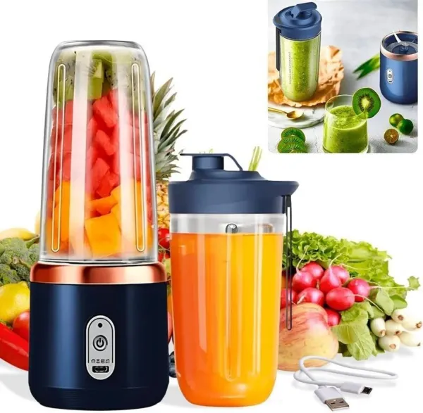Portable_Blender_Pro_6-Blade_Fruit_Juicer_Usb_Rechargeable_Fruit_Juicer,_Mixers_For_Shakes,_Lightweight_Blenders_(Multicolor)
