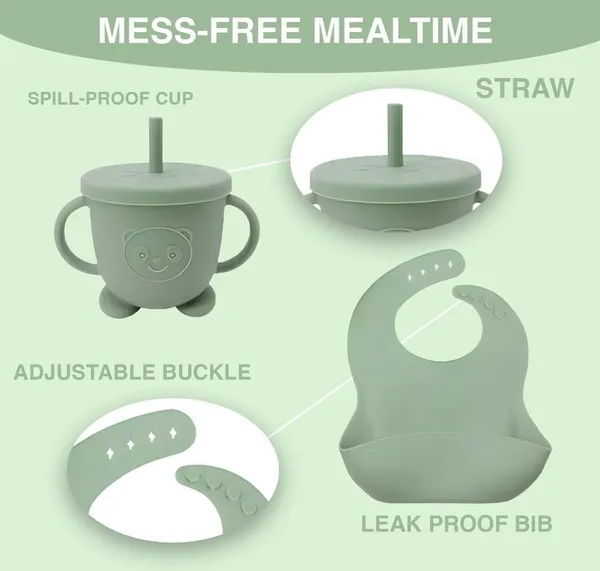 Green_Bpa_Free_6Pcs_Silicone_Baby_Feeding_Set_-_Dishwasher_Safe_Toddler_&_Baby