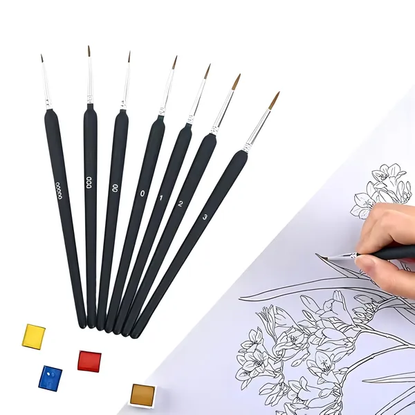 6_Pcs_Paint_Detailing_Fine_Tip_Plastic_Brushes_Set