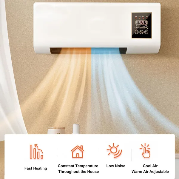 _White_Air_Conditioner,_Low_Noise_1800_W_Fast_Heating_8H_Timer,_Fan_With_Remote_Control_Air_Conditioner_For_Bedroom