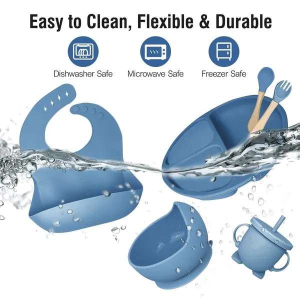 Blue_Bpa_Free_6Pcs_Silicone_Baby_Feeding_Set_-_Dishwasher_Safe_Toddler_&_Baby