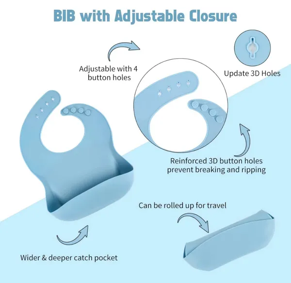 Sky_Blue_Bpa_Free_6Pcs_Silicone_Baby_Feeding_Set_-_Dishwasher_Safe_Toddler_&_Baby