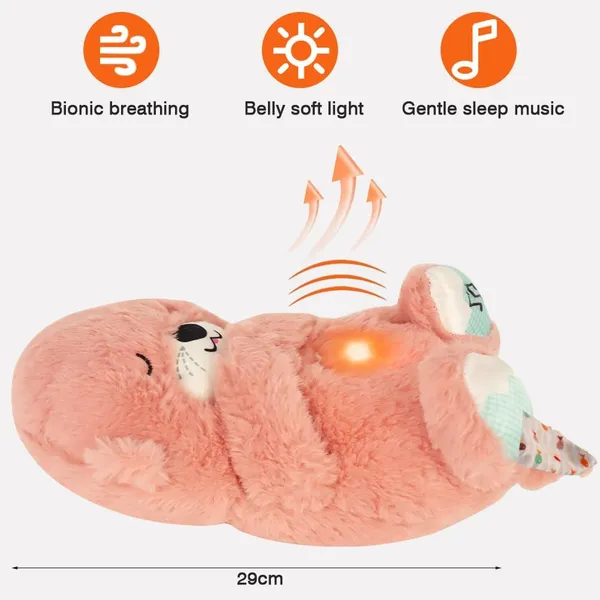 Breathing_Teddy_Bear_Otter_Soft_Toys_for_Kids_Baby_Girls_Wine_Colour_|_Glowing_Music_for_Baby_Sensory_Sleep_|_Lights_Rhythmic_Simulation_Plush_with_Soothing_Sound_|_Best_Birthday_Gift_(Multicolor)