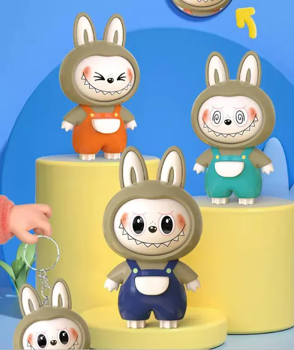 Multicolor_Labubu_Cute_Style_Changeable_Face_Cartoon_Keychain_3_Different_Face_Reactions_Face_Changing_Doll_Key_Holder