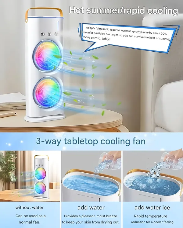 Rechargeable_Double_Cooler_Spray_Cold_Air_Fan