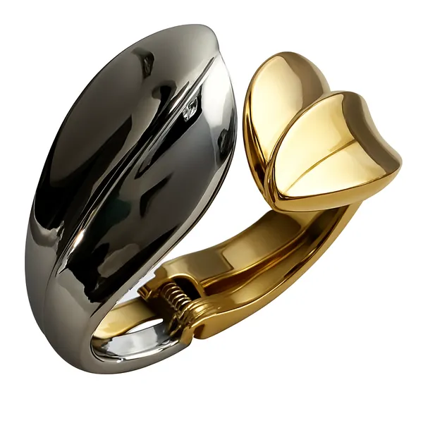 Two_Tone_Golden_And_Silver_Alloy__Bracelet_For_Women