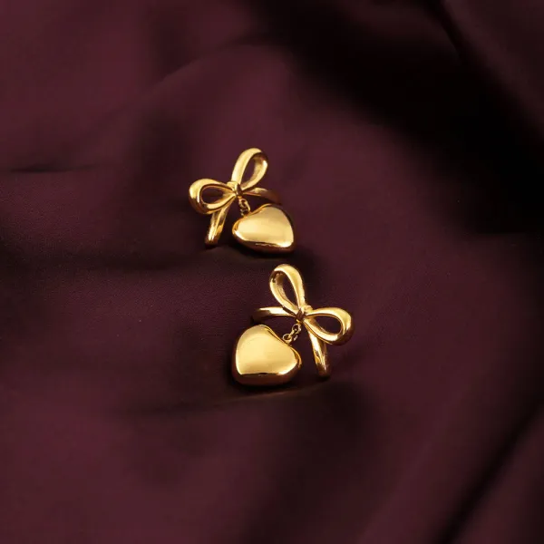 Gold_Plated_Heart_Shape_Earring_For_Women_And_Girls_With_Love
