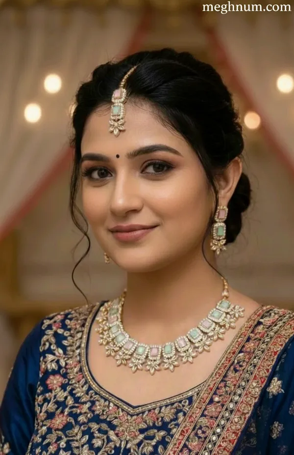 Gold_Plated_Alloy_Necklace_Set_With_Mang_Tikka