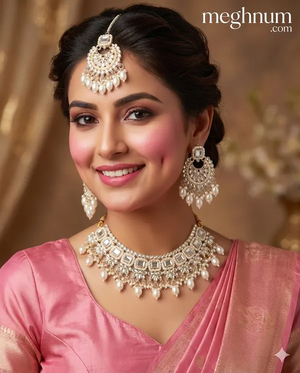 Gold_Plated_Necklace_Set_With_Mang_Tikka