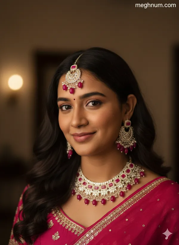 Gold_Plated_Necklace_Set_With_Mang_Tikka