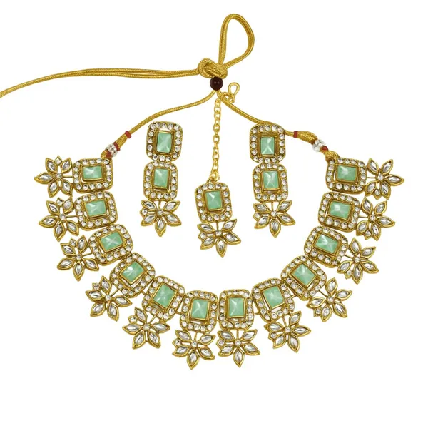 Golden_Alloy_Artificial_Stone_And_Beads_Necklace_For_Women