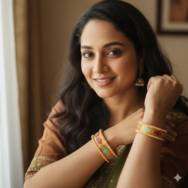Golden_Alloy_Artificial_Stone_And_Beads_Bangles_For_Women