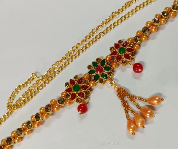 Golden_Alloy__Crystal_Waist_Band_For_Women