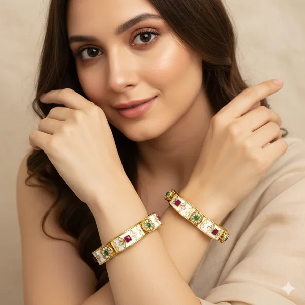 Gold_Plated_Alloy_Bangles_For_Women_And_Girls