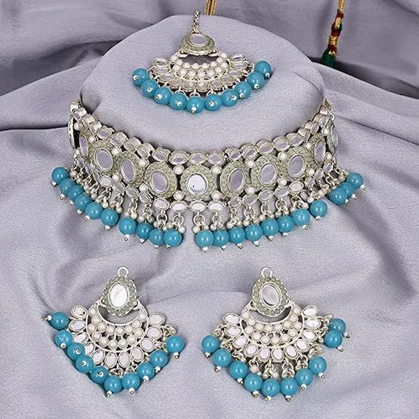 Alloy_Gold_Plated_Necklace_Set_For_Women